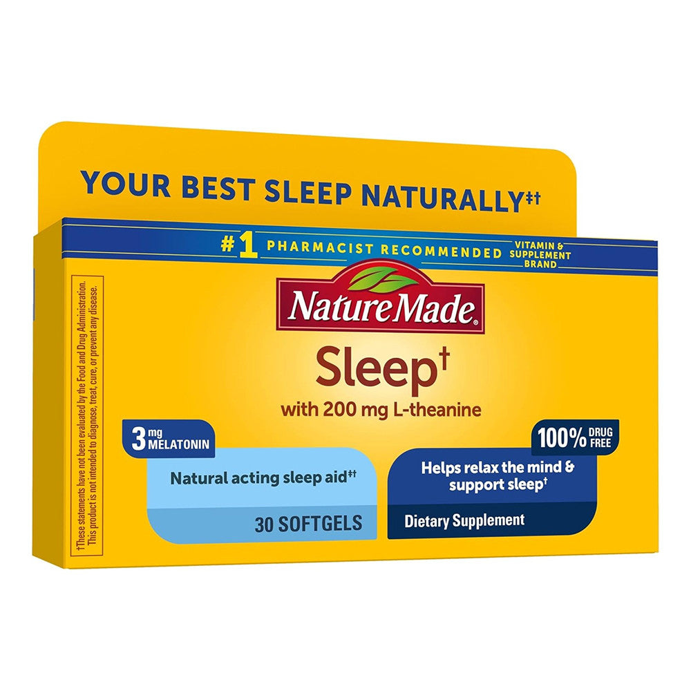 Nature Made Natural Sleep Aid Softgels - 30 Ea
